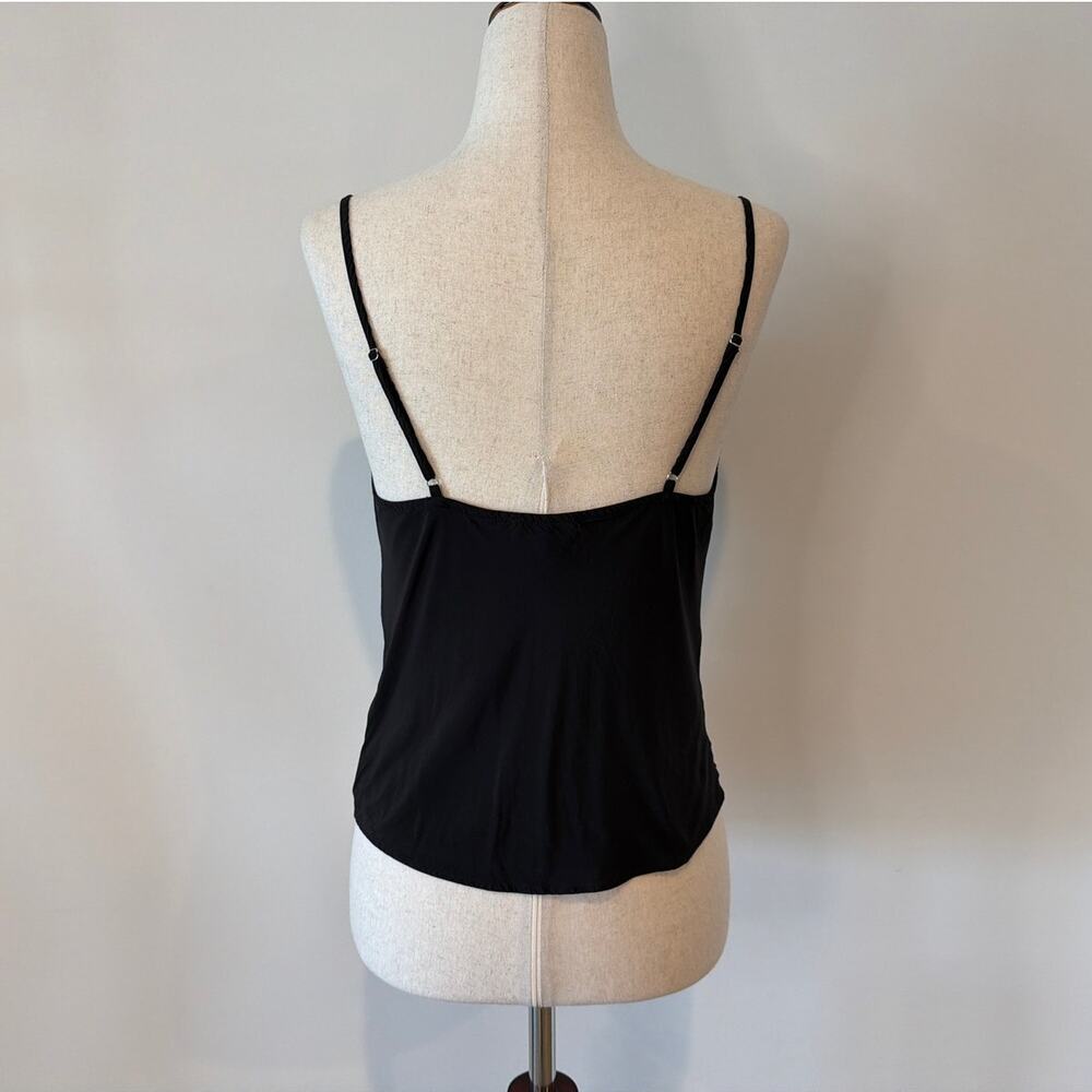 Good American Cowl Neck Bias-Cut Camisole Black Size Medium - Picture 3 of 7